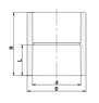 Муфта соединительная ПВХ PN 10, d 140 мм