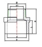 Муфта переходная ПВХ клеевое соединение, наружная резьба, PN 16, d 25*3/4" мм
