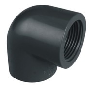 Отвод переходной ПВХ 90° клеевое соединение, внутренняя резьба ,PN 16, d 32*1/2" мм
